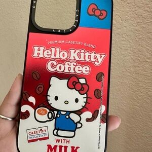 Casetify Hello Kitty Coffee Case - Red and Blue